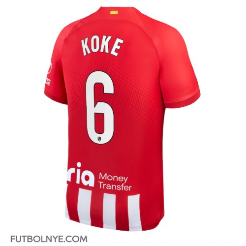 Camiseta Atletico Madrid Koke #6 Primera Equipación 2023-24 manga corta